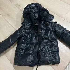 S13 Kids Black Puffer Jacket size 4t